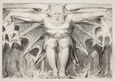 A Destroying Deity by William Blake